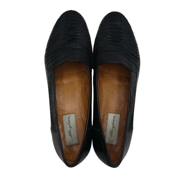 Mezlan‎ Coronado Black Genuine Ostrich Leather Loafers Dress Shoes Mens 13 main image 15